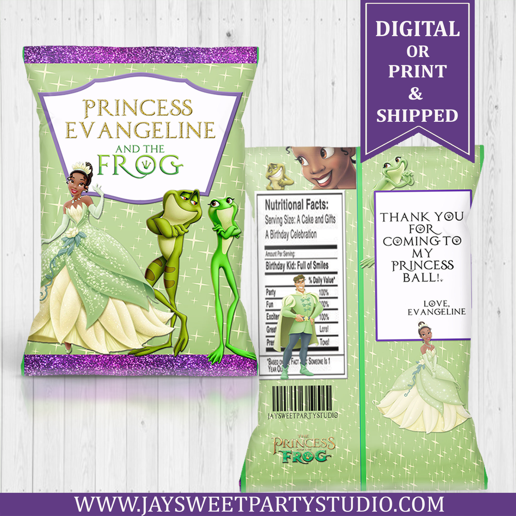 Princess Tiana Chip - Etsy
