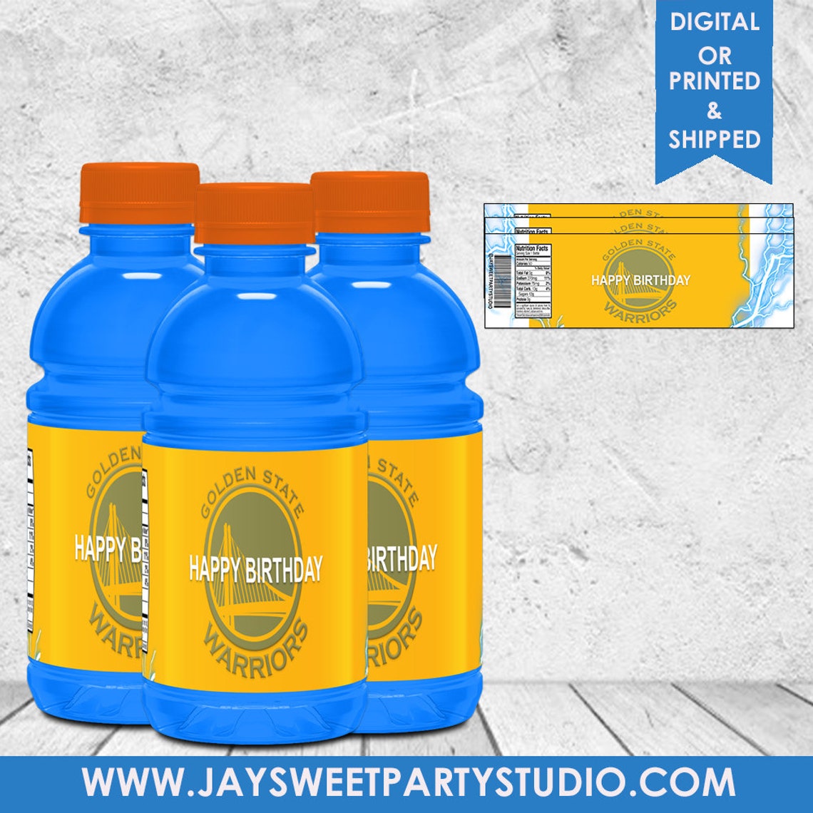 Golden State Sports Drink - Basketball Gatorade - Basketball Party ...
