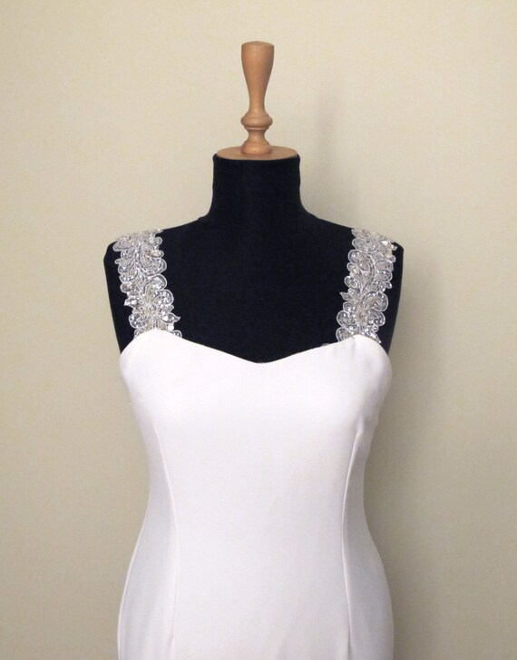 Wedding Dress Detachable Straps Rhinestone Crystal Bridal Etsy