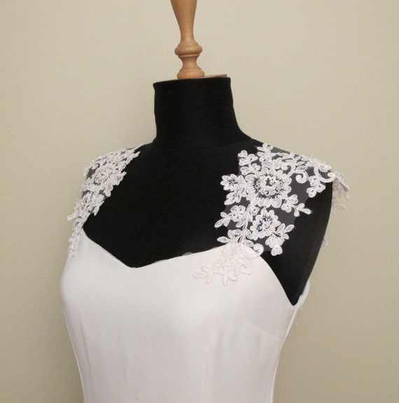 Detachable Straps Wedding Dress Straps Ivory Pearl Beaded Etsy