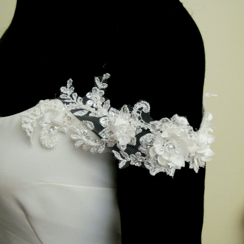 Detachable off Shoulder Sleeves Wedding Straps Detachable Etsy