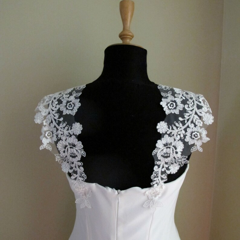 Detachable Straps Wedding Dress Straps Ivory Lace Bridal Strap Etsy