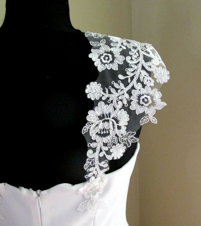 Detachable Straps Wedding Dress Straps Ivory Lace Bridal Strap Etsy