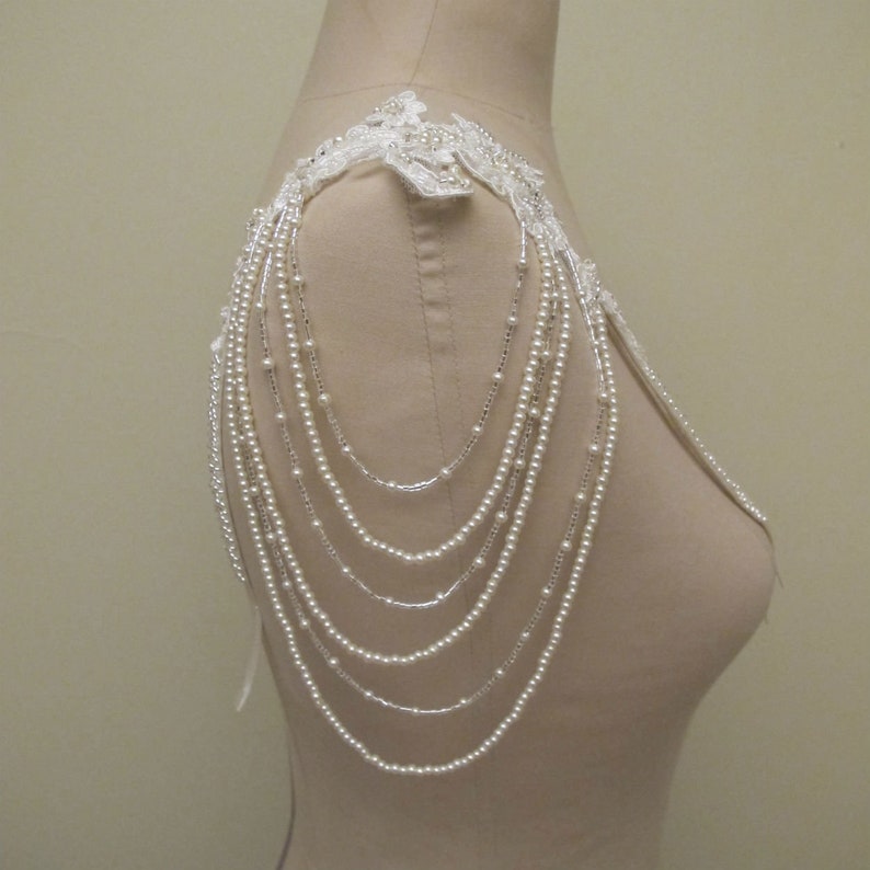 Detachable Straps Ivory Wedding Dress Straps Shoulder Jewelry Etsy UK