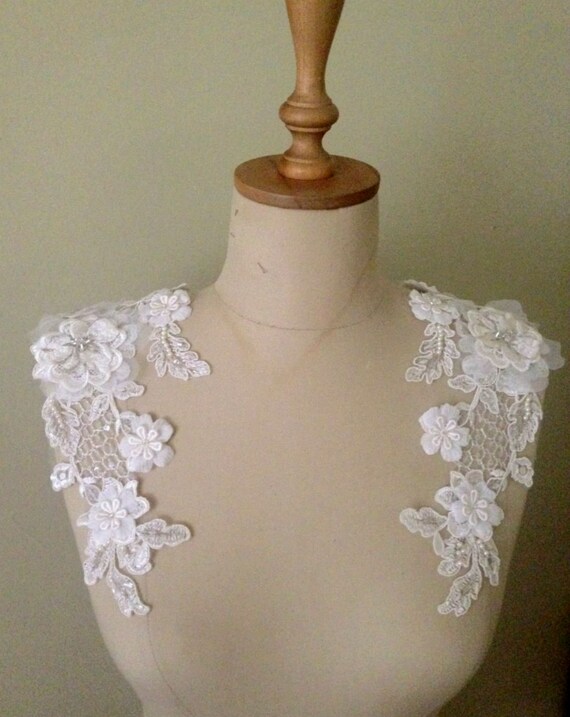 detachable lace straps for wedding dress