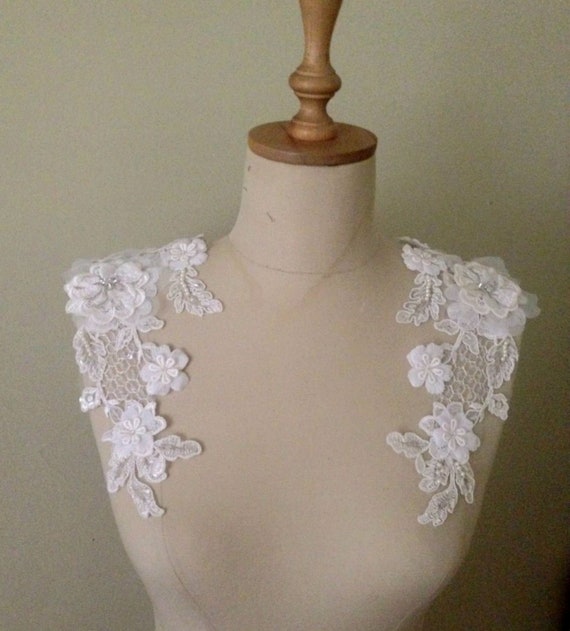 Detachable Lace Straps Wedding Dress Straps Ivory Lace Bridal Etsy