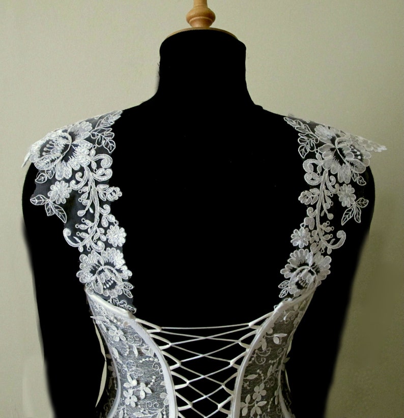 Detachable Straps Wedding Dress Straps Ivory Lace Bridal Strap Etsy