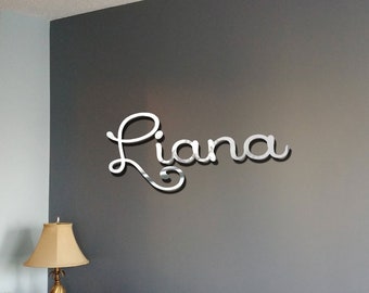 Personalized name - custom sign - custom wall art - acrylic name sign - children room decoration - christmas gifts - baby name sign - laser