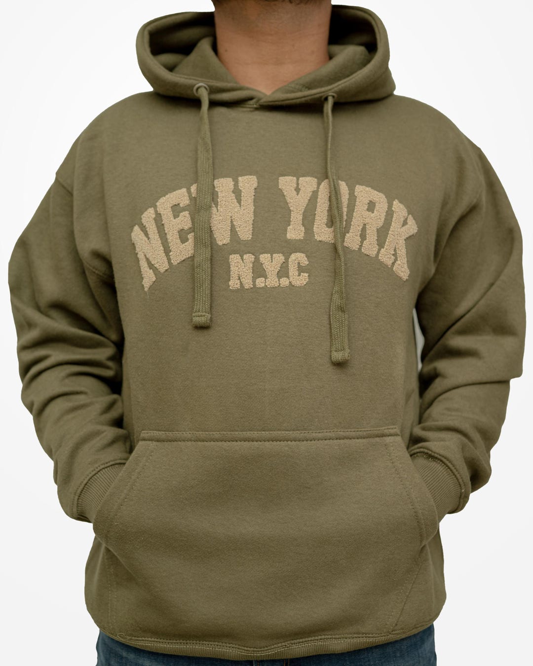 Oversized Pullover Hoodie, New York Embroidery, Long Sleeve - Etsy
