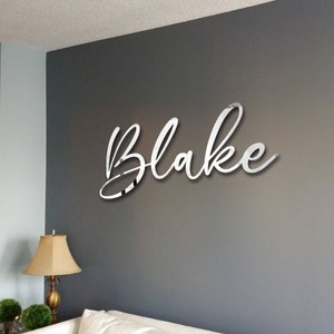 Acrylic Sign Font 1/PEN - Custom Acrylic Name Sign, Nursery Sign, Wedding, Birthday Sign, Backdrop, Name Plaque and Phrases 30&quot; to 48&quot; wide
