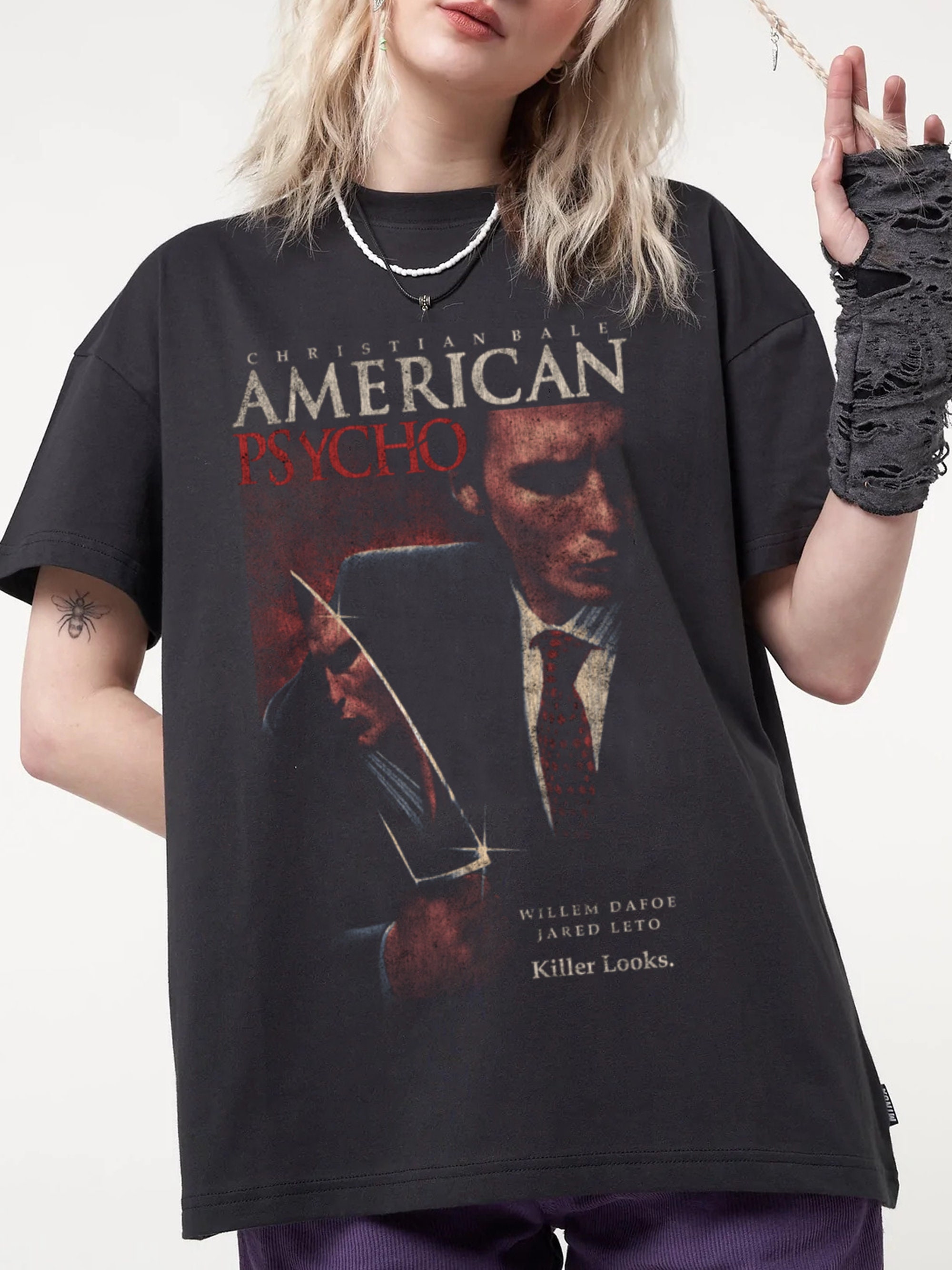 American Psycho, Patrick Bateman, Cult Shirt, American Psycho horror movie shirt, Vintage Halloween Shirt