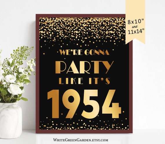 65th Birthday Party Decoration Ideas For Men Women Him Her Etsy