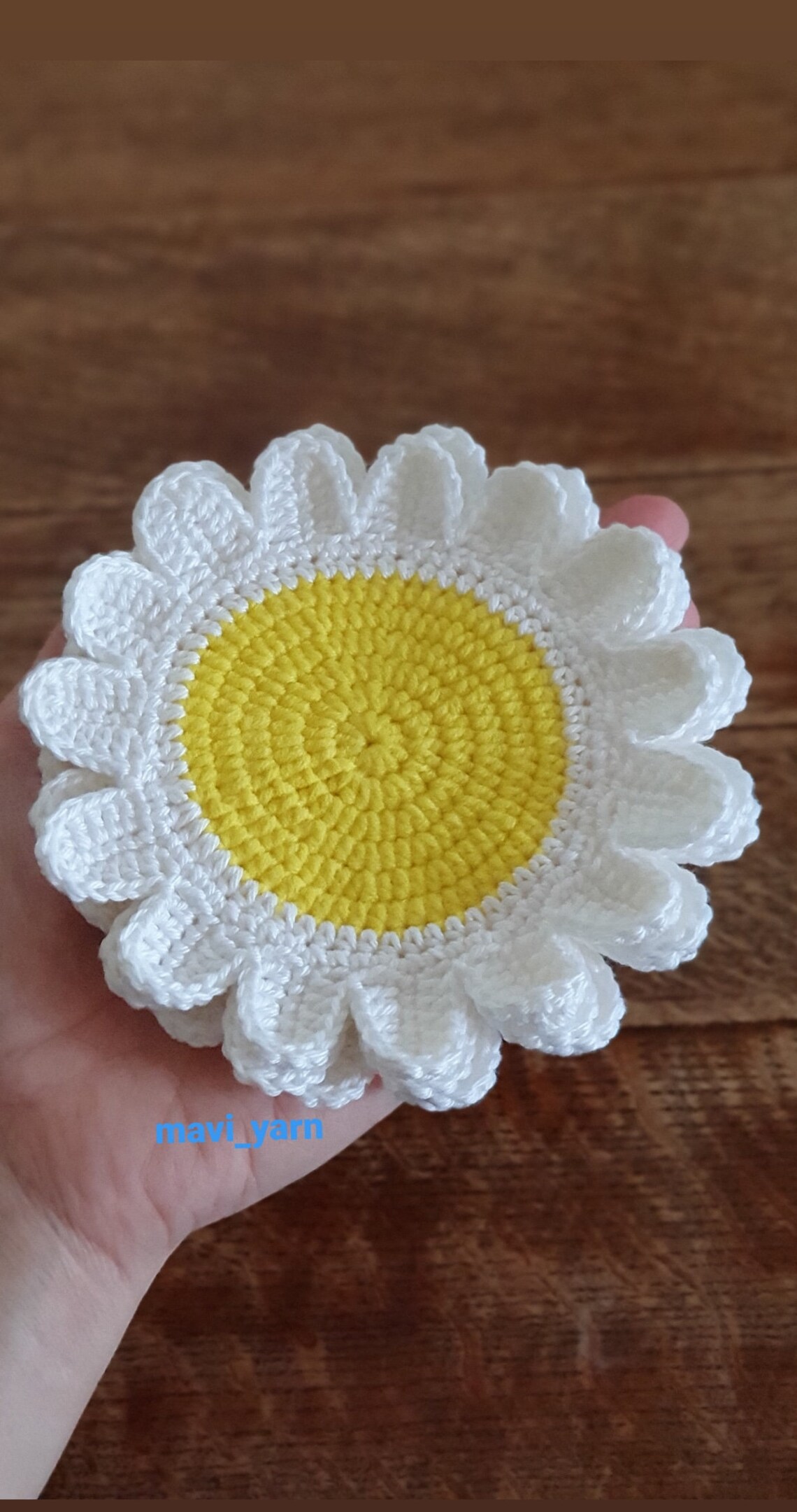 Crochet Daisy Coasters Set of Four Uk Coasters Daisy Etsy