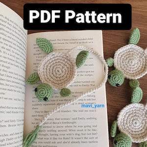Crochet Turtle Bookmark PATTERN