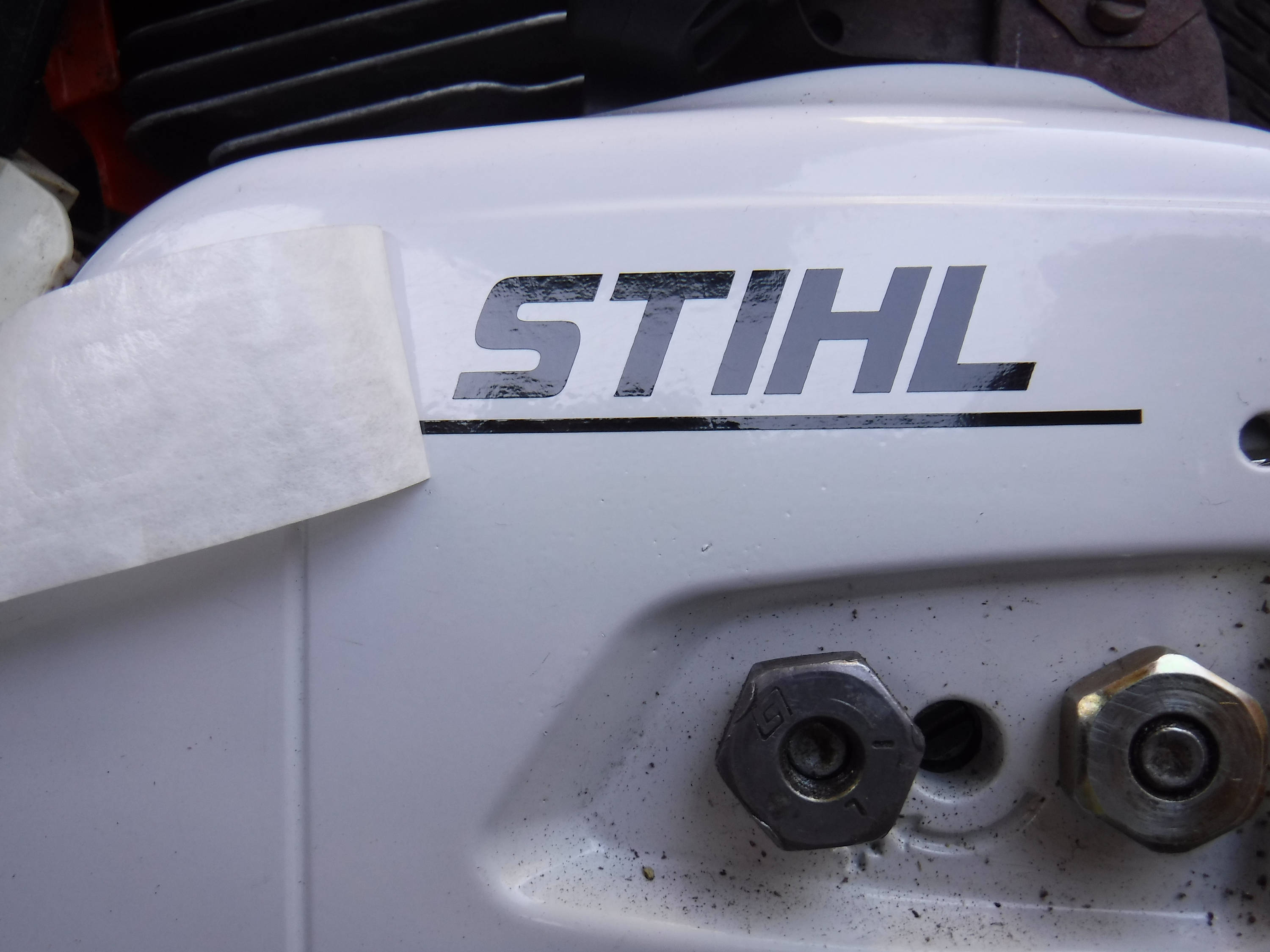 Stihl Logo Chainsaw Clutch Cover Decal for Aftermarket Blanks Etsy