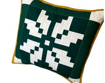 Quilted Pillow PDF Pattern / Beginner Friendly - Christmas Collection DIY   Elegant Pillow Pattern for a Cozy and Stylish Bedroom Upgrade