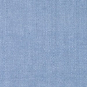 100% Cotton Chambray Light Denim Woven- Sold By The Half Yard-