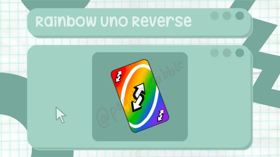 Uno reverse raindbow, card, rainbow, uno reverse, HD phone