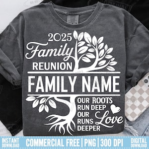 Pack 5 Family Reunion Tree 2025 PNG, Bundle Family Tree Design PNG, Family Reunion Shirt PNG, Tree Of Life Digital Download Sublimation tee