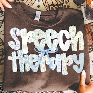 Speech Therapy PNG Shirt: SLP/SLPA Gift (Digital Download)
