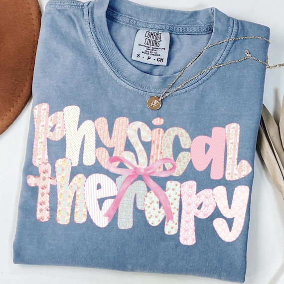 Pink Physical Therapist PNG: PT Shirt Design (Digital Download)