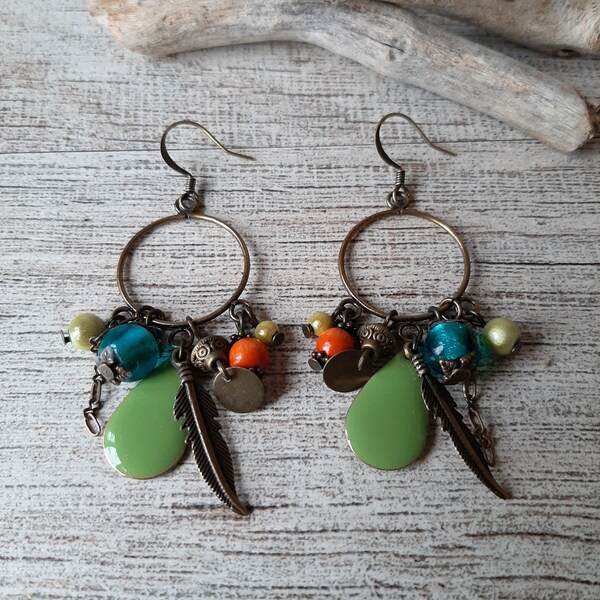 Boucles d'oreilles "Folk"