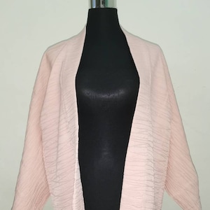 Japanese haori kimono pink kimono jacket /kimono cardigan/vintage kimono robe/#195