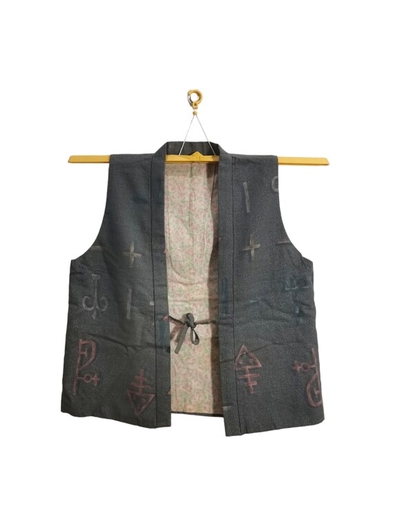 Japanese sleeveless haori dochugi jinbei kimono gr