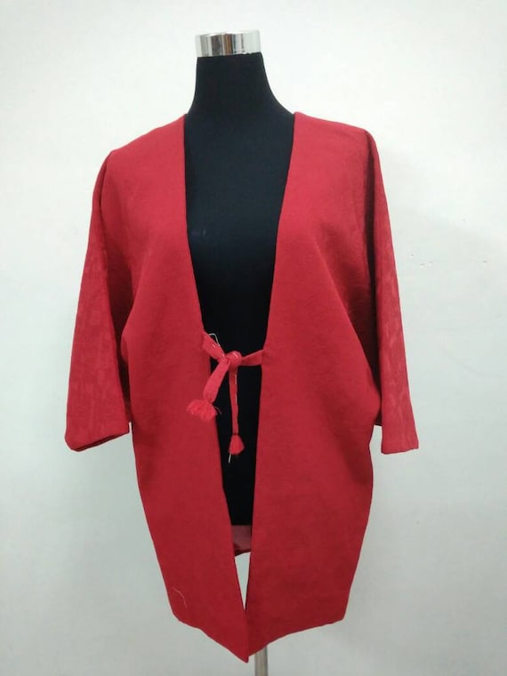 kimono jacket red