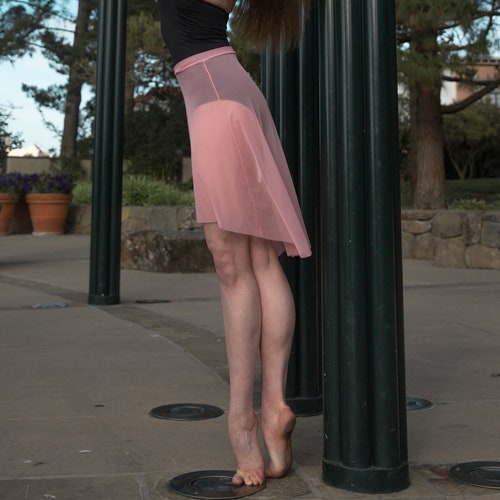 Misty Beige Ballet Pants Skirt