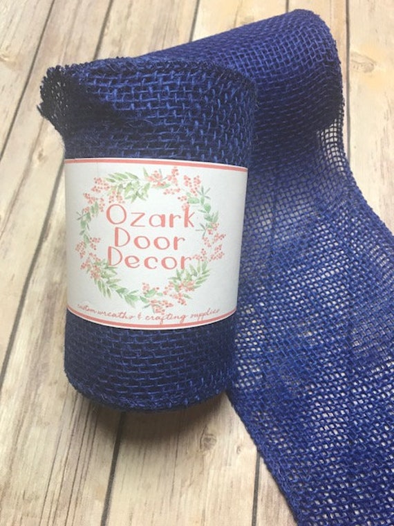 5.5 inch burlap ribbon