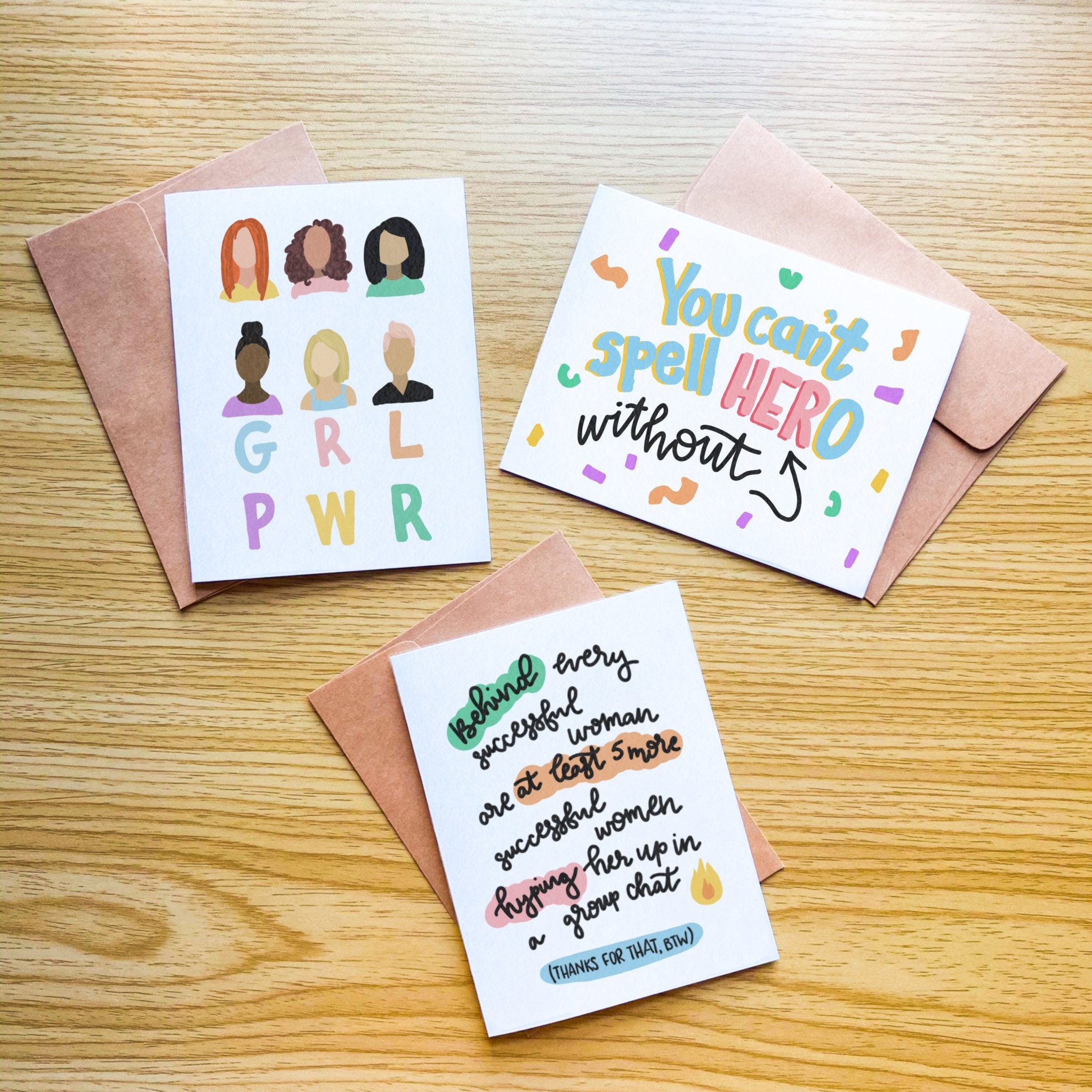 Girl Power Card Pack Etsy