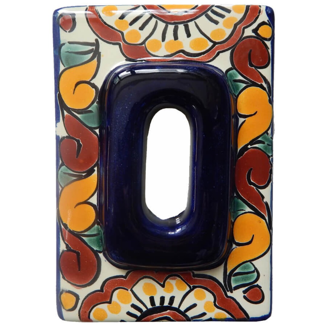 Mexican Tile House Numbers Address Numbers Ceramic House Etsy