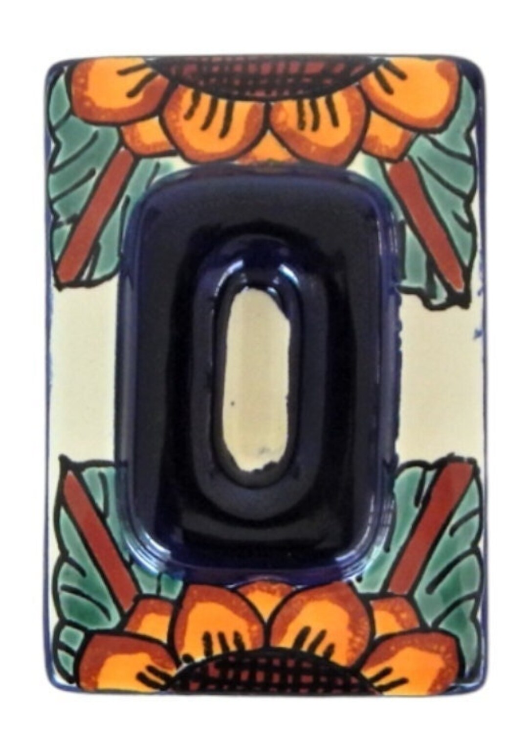 HR1 Mexican Tile House Numbers Address Numbers Ceramic House Etsy