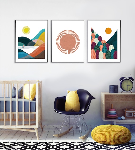 boho nursery art