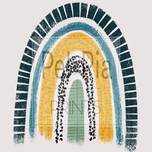 Puede incluir: Una ilustraci&oacute;n colorida de arco&iacute;ris con un efecto texturizado de pinceladas. El arco&iacute;ris est&aacute; formado por azul verdoso, amarillo, negro y verde. Los bordes exteriores del arco&iacute;ris son azul verdoso oscuro y tienen un patr&oacute;n rayado.