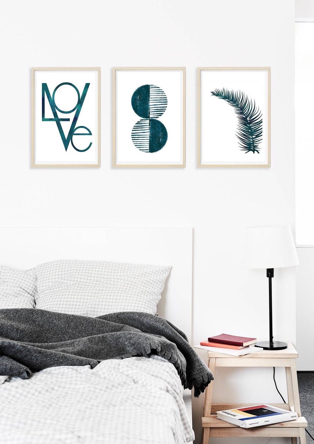 Set of 3 Prints | Gallery Wall Set | Minimalist Wall Art | Circle Wall ...