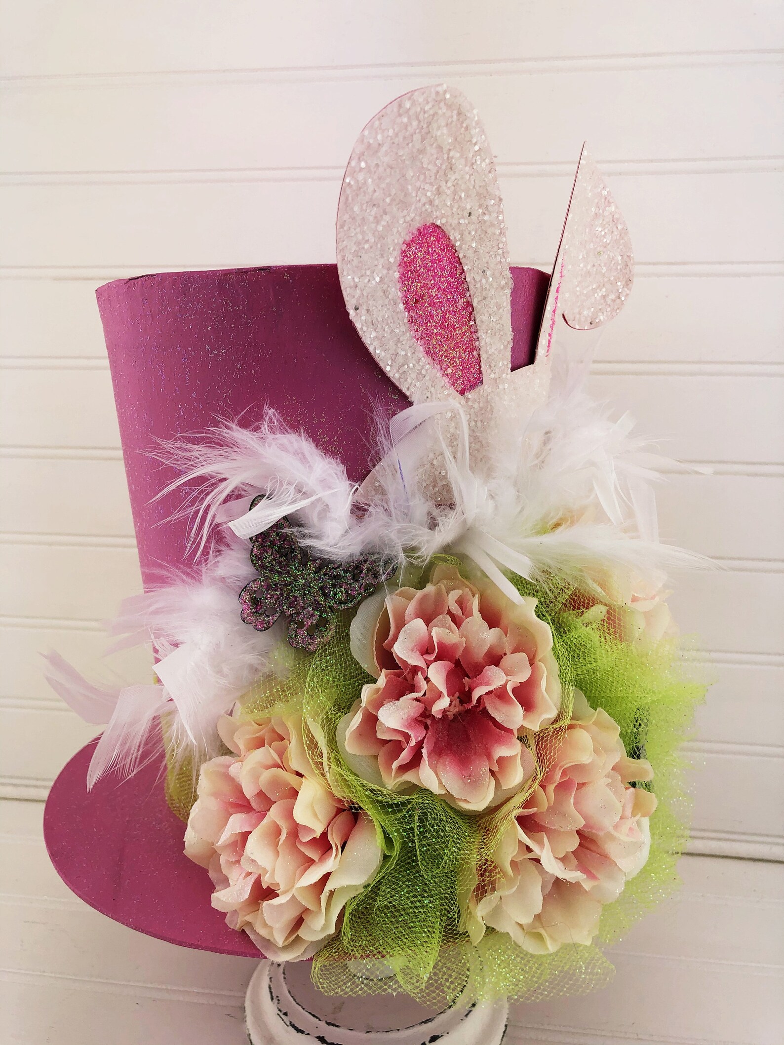 Easter Tree Tops Montekin Christmas Tree Topper Hat With Bow, Red