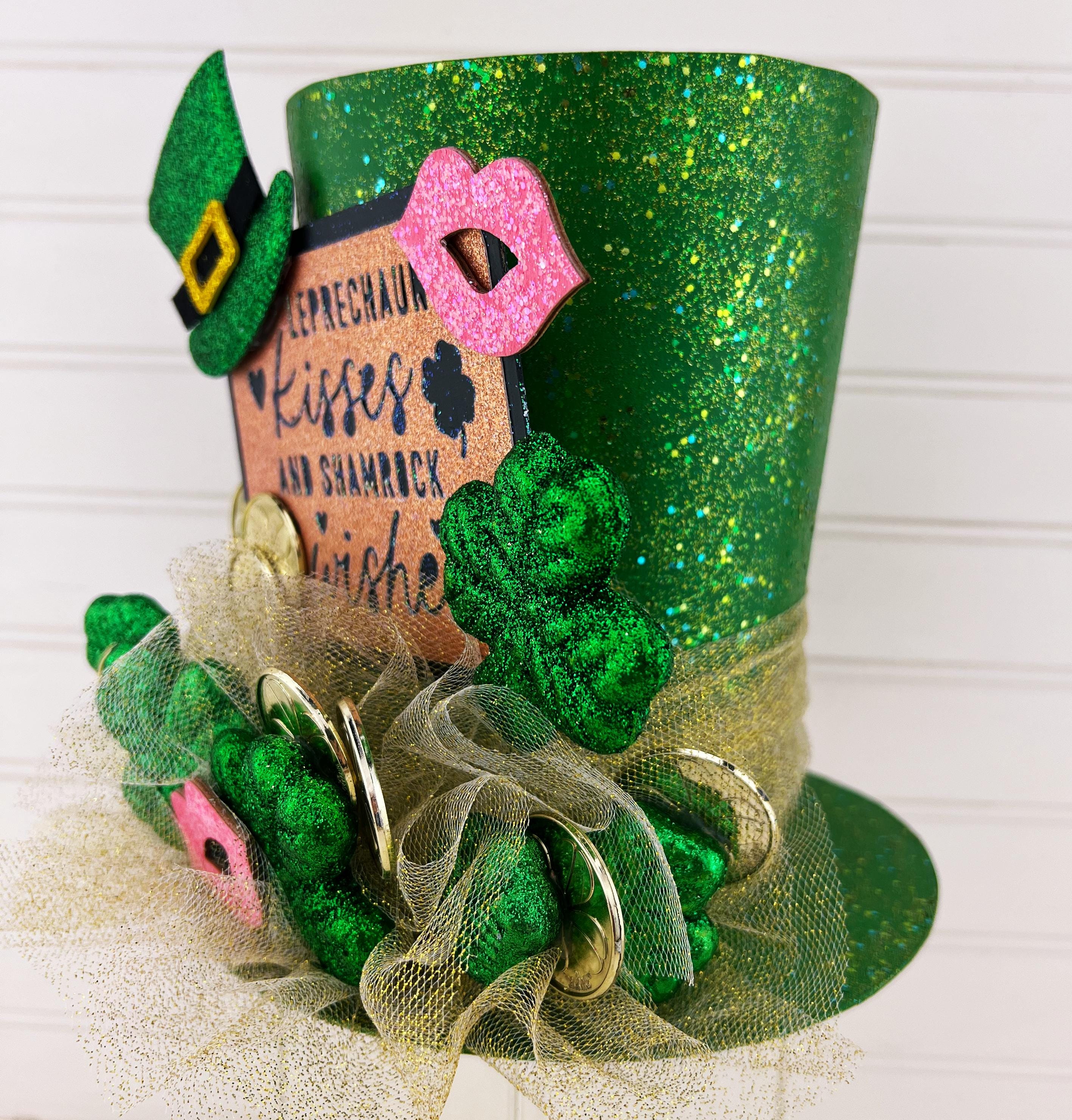 Green Top Hat Codree Patrick Day Tree Topper Hat, St