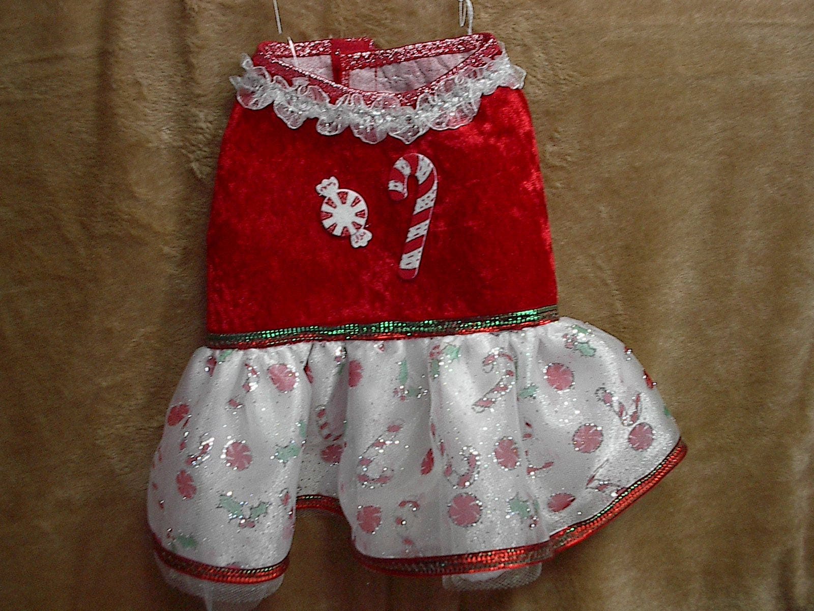 Candy Cane Holiday Dress Etsy