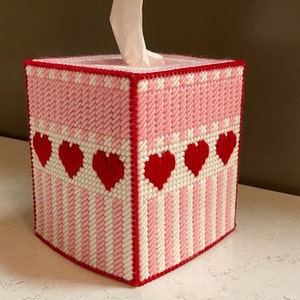 NOVICA Handmade Spring Convenience Ceramic Tissue Box Cover - Red