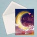 I Love You to the Moon Printable Valentine-for Cards, Postcards ...