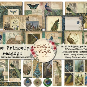 Advertisements and Ephemera a vintage inspired Digital Kit filled with 19th-20th Century Portraits Lady Amelia/'s Portrait Journal