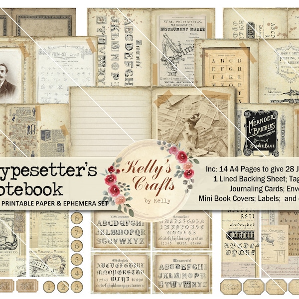 Printable Journal - Etsy