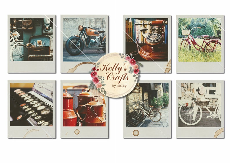 40 Vintage Snapshots, Vintage Photographs, Printable Photographs, Printable Journal Photos ...