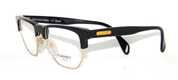 VUARNET Clubmaster, 438, Black and Gold, Glasses … - image 2