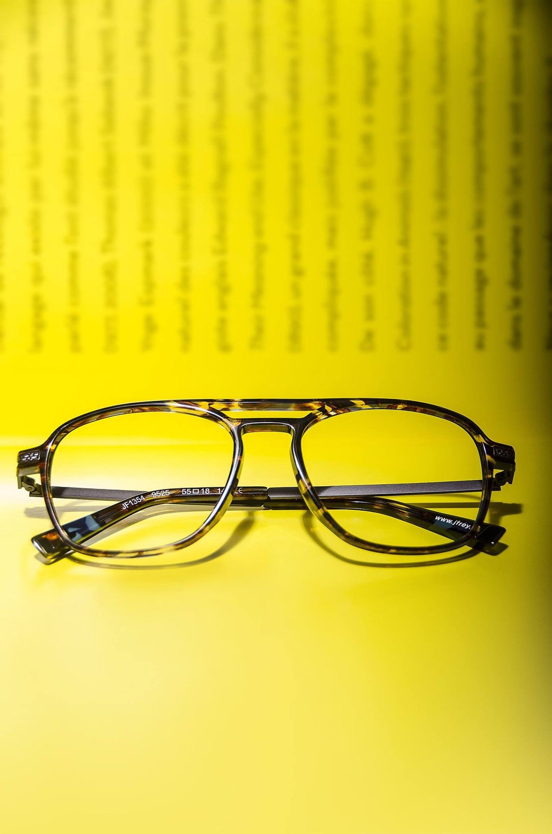 Lunettes De Vue Créateur J.F. Rey JF1314 - Monture Ronde Verte Acétate/métal - Neuf Avec étiquette