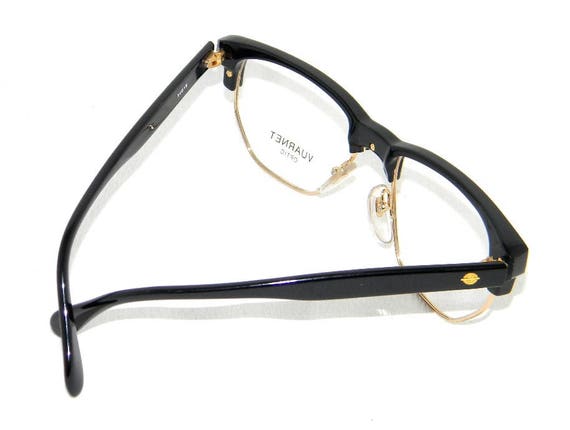 VUARNET Clubmaster, 438, Black and Gold, Glasses … - image 1