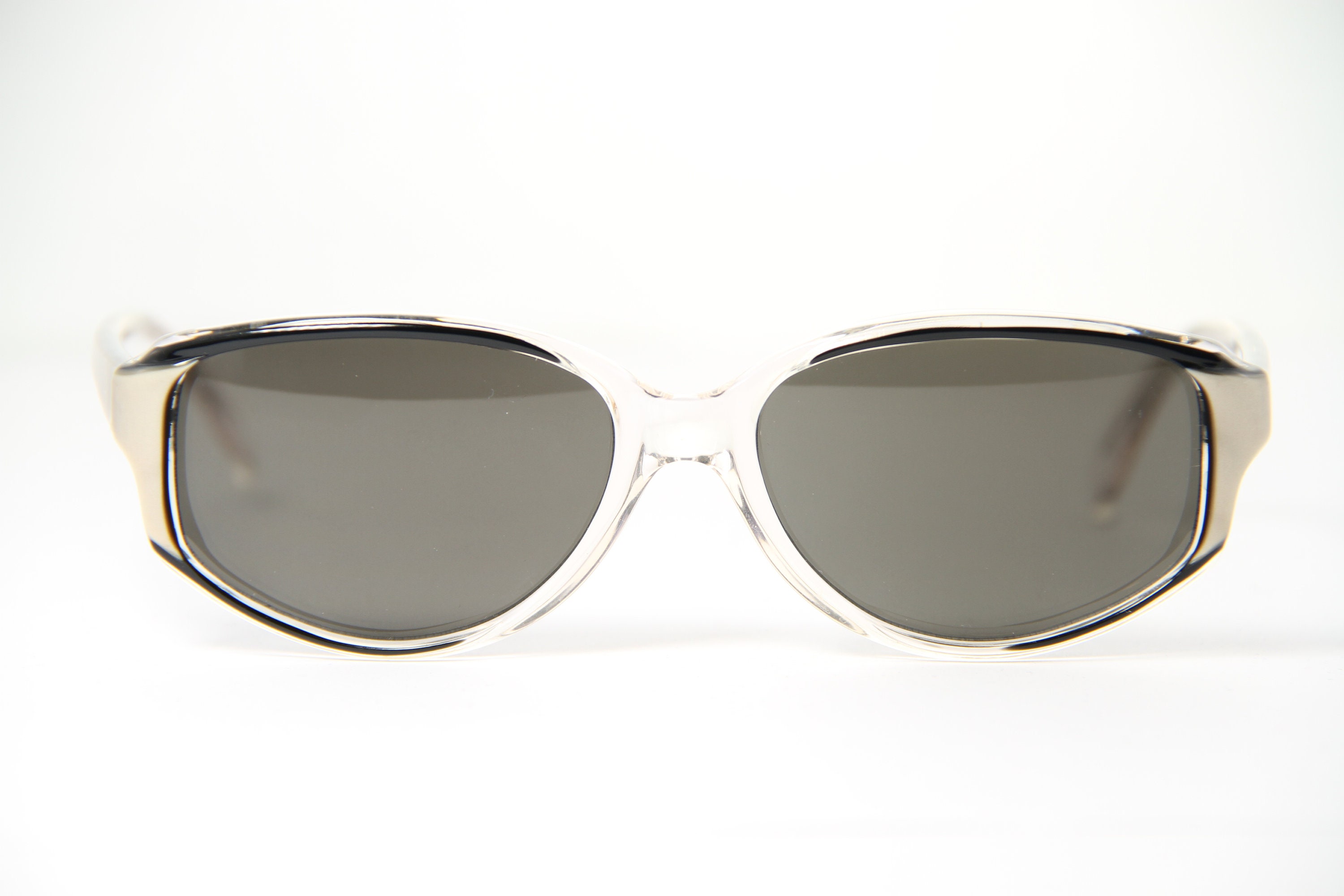 Women s Vintage Geometric Sunglasses LIZON LOLA Transparent