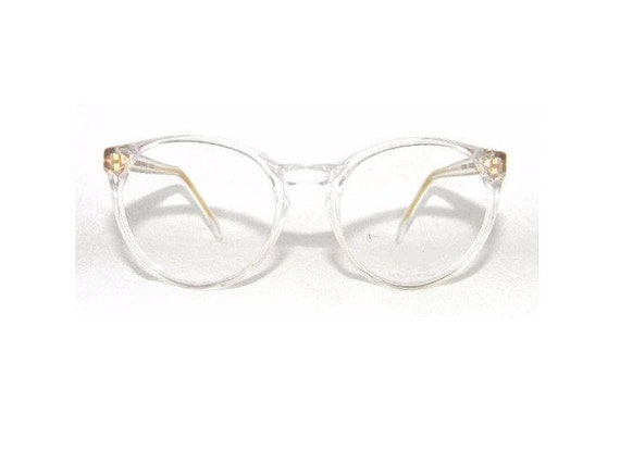 Vuarnet Vintage 1990's round transparent eyeglass… - image 6